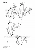 CATENA DI DISTRIBUZIONE per Suzuki INTRUDER 1800 2010
