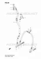 CONDOTTO FRENO ANTERIORE per Suzuki GSX-R 750 2007