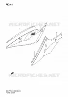 COPERTURA TELAIO per Suzuki GSX-R 750 2007