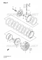 FRIZIONE per Suzuki DR-Z 250 2006