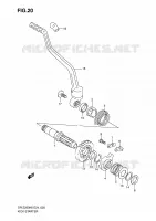 KICK STARTER per Suzuki DR-Z 250 2006