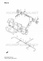 ACCELERATORE CONDOTTO / GIUNTO per Suzuki GSX-R 1000 2008