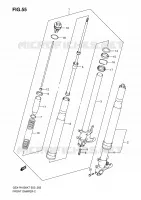 AMMORTIZZATORE ANTERIORE per Suzuki GSX-R 1000 2008