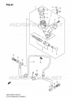 CILINDRO PRINCIPALE FRIZIONE per Suzuki GSX-R 1000 2008