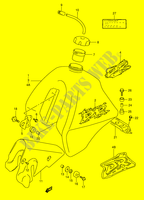 SERBATOIO CARBURANTE (MODELLO R/S/T) per Suzuki DR 350 1995