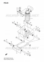 AMMORTIZZATORE POSTERIORE per Suzuki GSX-R 1000 2008