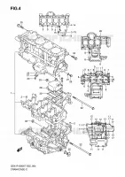 BASAMENTO per Suzuki GSX-R 1000 2008