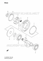 BILANCIERE ALBERO per Suzuki FL 125 2008