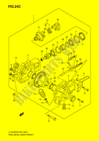 INGRANAGGIO CONICO TERMINALE (FRONT) (MODELLO K5/K6 P17) per Suzuki EIGER 400 2003