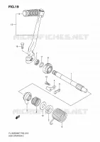 KICK STARTER per Suzuki FL 125 2008
