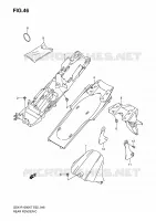 PARAFANGO POSTERIORE per Suzuki GSX-R 1000 2008