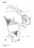 RADIATORE per Suzuki GSX-R 1000 2008
