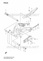 BRACCIO OSCILLANTE POSTERIORE per Suzuki B-KING 1300 2008