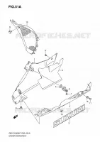 CARENATURA INFERIORE (MODEL K8) per Suzuki GSX-R 1000 2008
