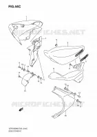 CARENATURA POSTERIORE (VZR1800NK8/NU2K8) per Suzuki INTRUDER 1800 2010
