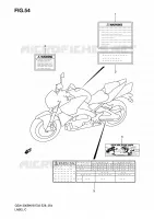 ETICHETTA per Suzuki B-KING 1300 2008