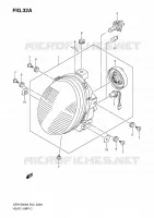 FARO (VZR1800NK8/NK9/NU2K8/NUFK9) per Suzuki INTRUDER 1800 2010