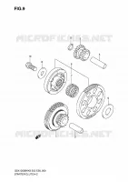 MOTORINO D'AVVIAMENTO FRIZIONE per Suzuki B-KING 1300 2008