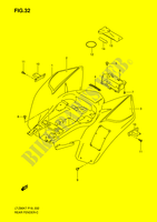 PARAFANGO POSTERIORE (MODEL K7/K8/K9) per Suzuki QUADSPORT 90 2007