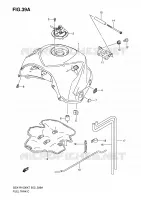 SERBATOIO DI CARBURANTE (MODEL K8) per Suzuki GSX-R 1000 2008