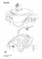 SERBATOIO DI CARBURANTE (VZR1800K8/U2K8/NK8/NU2K8) per Suzuki INTRUDER 1800 2010