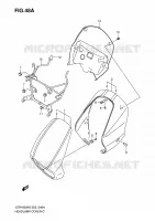 TAPPO DI FARO (VZR1800ZK7/ZU2K7/ZK8/ZU2K8/ZK9/ZUFK9) per Suzuki INTRUDER 1800 2010