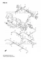 ACCELERATORE CONDOTTO / GIUNTO per Suzuki B-KING 1300 2008