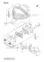 LUCE RETROMARCIA per Suzuki B-KING 1300 2008