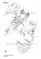 SCAPPAMENTO per Suzuki B-KING 1300 2008