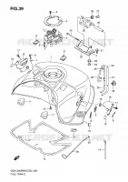 SERBATOIO DI CARBURANTE (MODEL K8/K9) per Suzuki B-KING 1300 2011