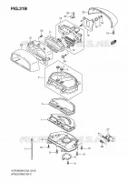 TACHIMETRO (VZR1800ZK7/ZU2K7) per Suzuki INTRUDER 1800 2010