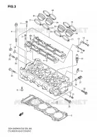 TESTA CILINDRO per Suzuki B-KING 1300 2008