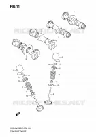 ALBERO A CAMME   VALVOLA per Suzuki INTRUDER 1800 2010