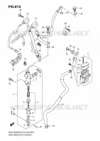 FRENO POSTERIORE (GSX1300BKAK8/AK9) per Suzuki B-KING 1300 2008