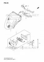 LUCE RETROMARCIA per Suzuki HAYABUSA 1300 2009