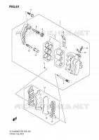 PINZA FRENO ANTERIORE per Suzuki INTRUDER 1800 2010