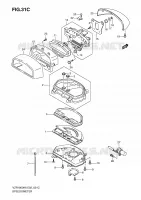 TACHIMETRO (VZR1800ZK8/ZU2K8) per Suzuki INTRUDER 1800 2010