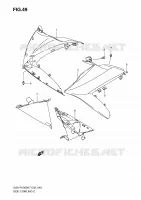 CARENATURA LATERALE (MODEL K7) per Suzuki GSX-R 1000 2008