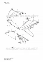 CARENATURA LATERALE (MODEL K8) per Suzuki GSX-R 1000 2008