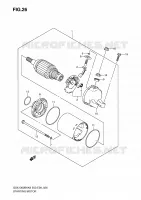 MOTORINO D'AVVIAMENTO per Suzuki B-KING 1300 2008