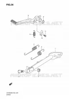 CAVALLETTO per Suzuki GLADIUS 650 2010