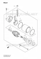 MOTORINO D'AVVIAMENTO per Suzuki DR-Z 250 2006