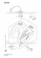 SERBATOIO DI CARBURANTE (MODEL K9) per Suzuki DR-Z 250 2006