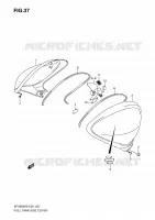 TAPPO DI SERBATOIO DI CARBURANTE LATERALE (MODEL K9) per Suzuki GLADIUS 650 2010