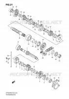 TRASMISSIONE per Suzuki GLADIUS 650 2010