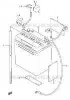 BATTERIA per Suzuki GS-E 500 1994
