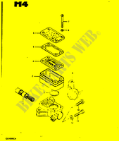 CILINDRO PRINCIPALE ANTERIORE per Suzuki GS 1000 1980