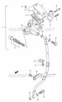 CILINDRO PRINCIPALE ANTERIORE per Suzuki GS-E 500 1994