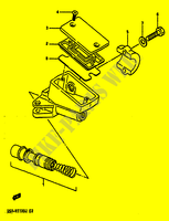 CILINDRO PRINCIPALE ANTERIORE per Suzuki GSX-R 1100 1986