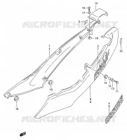 COPERTURA TELAIO (MODELLO R/S/T) per Suzuki GS-E 500 1994
